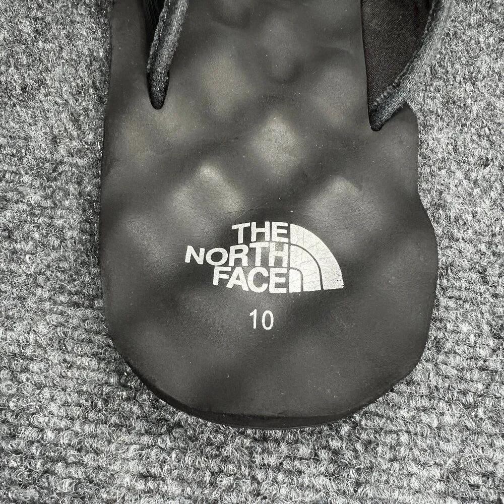 The North Face Sandals Men's 10 Black Toe Post Beach Recovery Athletic Flip Flop